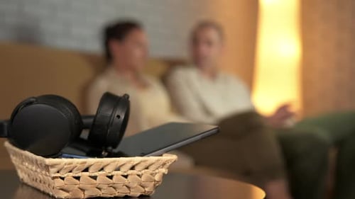 Couple Talking During Therapy Session with Psychologist