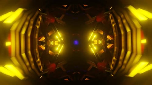A Dynamic VJ Loop Backdrop Pulsating with Neon Disco Flashing Lights