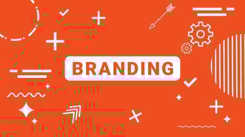 Stylish Informative Infographic Loop Animation, Branding Title Infographic Background Elements