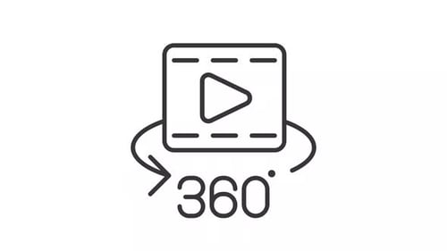 Animación de línea de cine virtual