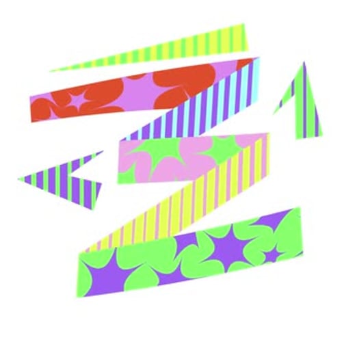 Vibrant Geometric Shape Transition Animation