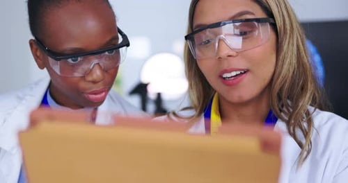 Young Adults Working in a Lab