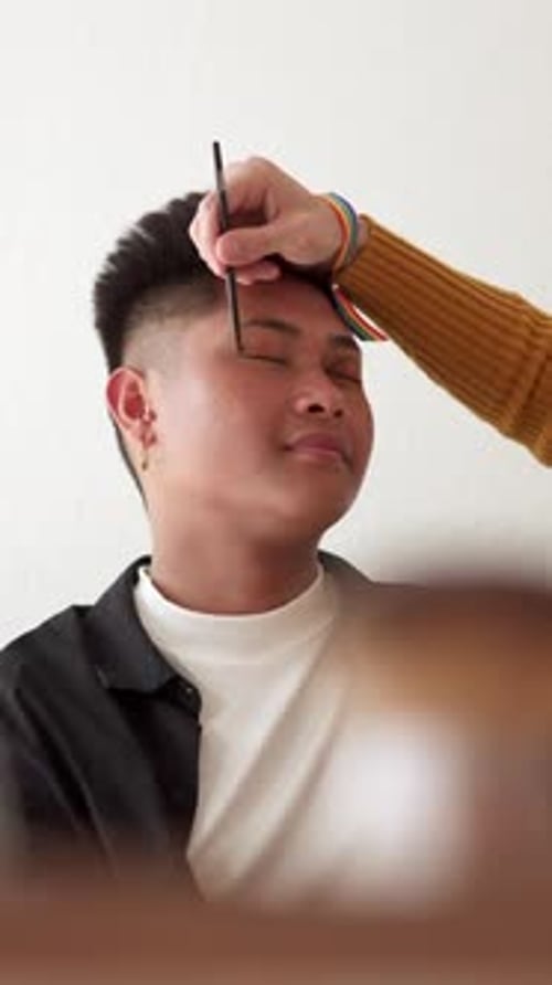 Eyebrow Grooming Routine Inside Vertical Video