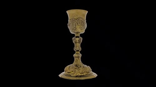OLD REALISTIC MEDIEVAL GOLDEN ROME CUP ALPHA LOOP