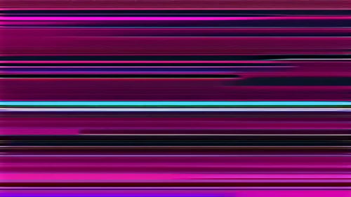 Digital Glitch Horizontal Lines Abstract Animated Background Effect