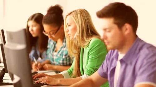 Education and School - Students in Computer Class Advice