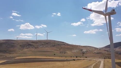 Aerial View Of Wind Turbine 2