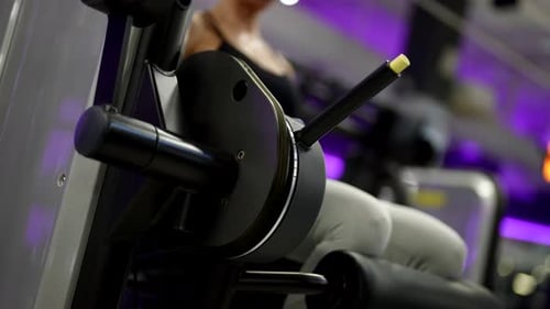 Gym Equipment in a Fitness Center