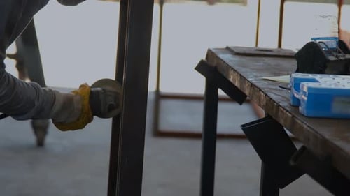 Man Iron Sanding