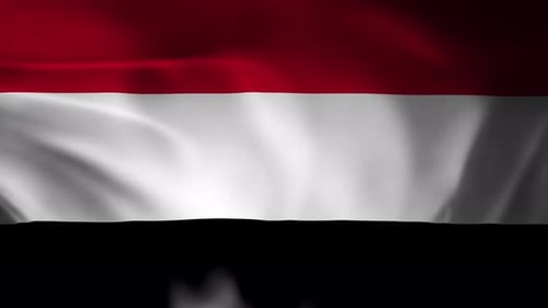 Seamless Waving Flag Loop Background Animation