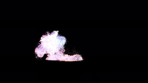 Magical Particles Explosion Background