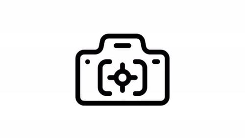 animación de iconos de línea de captura