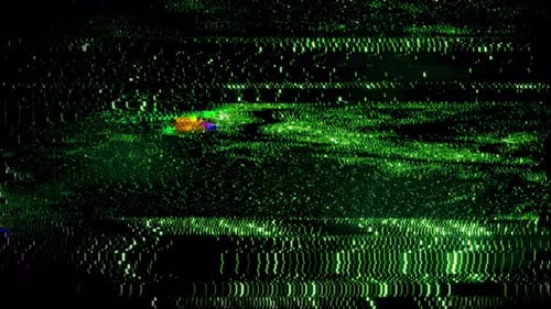 Digital Glitch Transition Reveal Effect
