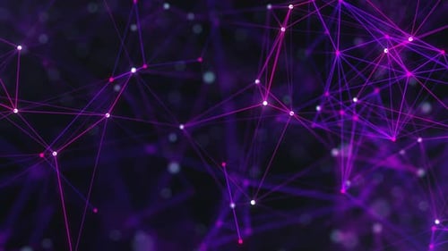 Abstract Plexus Network Technology Background Animation