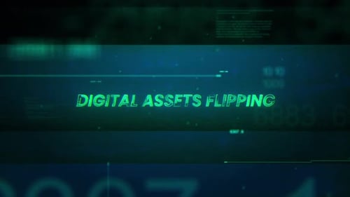 Digital Glitch Text Reveal and Futuristic Data Opener