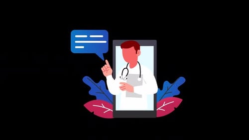 Online Doctor Animation HD On Alpha