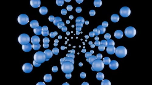 Kaleidoscopic Pink Spheres Create Mesmerizing Patterns for VJ Loops