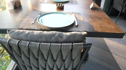 Modern Sofa on Rooftop Coffee Shop for Relaxing