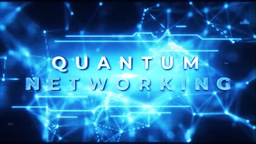 Quantum Networking Words On Digital Technology Plexus