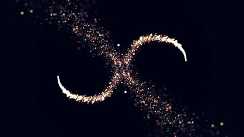 Sparkling Particle Reveal Animation