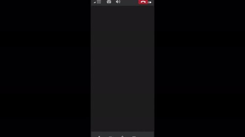 OS Sammlung: Animierter Outro-Übergang einer Videokonferenz, bei der die Verbindung über ein Telefon unterbrochen wird