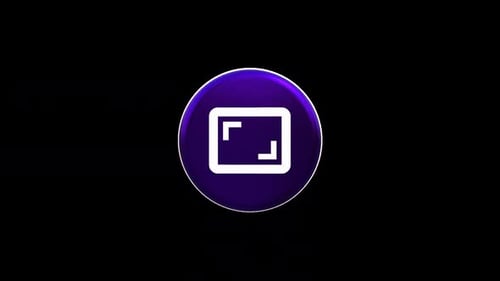 Futuristic Rotating 3D Maximize Icon Animation