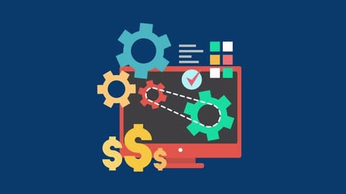 Computer Repair Profit 2D Motion Graphics Animation