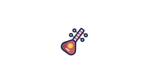 Sitar Animated Icon