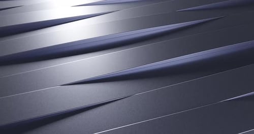 Abstract Metallic Ribbons Fluid Motion Background Loop