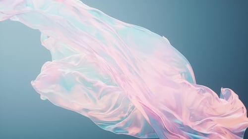 Fließender transparenter Stoffhintergrund