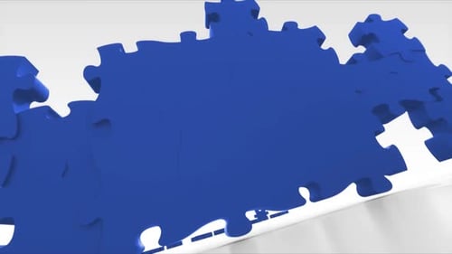 Blue Puzzle Pieces 2
