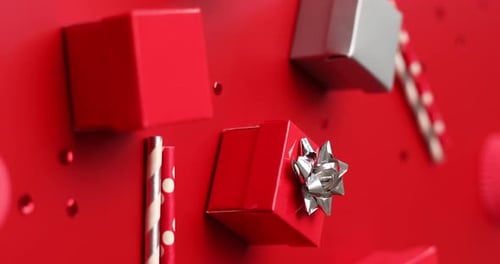 Rotation Vertical Video of Festival Birthday Party Background