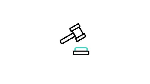 Animiertes Hammersymbol