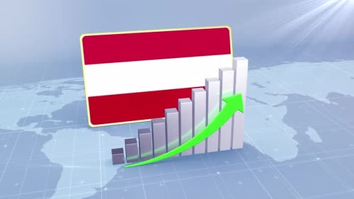 Austria Business Growth Bar Chart Animation