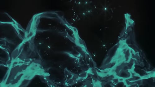 Fluid Abstract Energy Particles Reveal Background