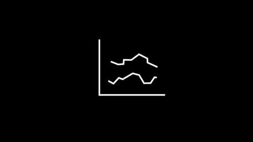 Animación de gráficos de líneas volátiles para análisis de mercado