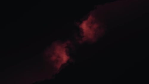 Abstract Fluid Red Smoke Reveal Transition
