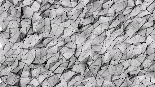 Abstract Geometric Plexus Network Loop Background