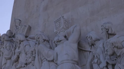 Detalles del monumento de Descobrimentos