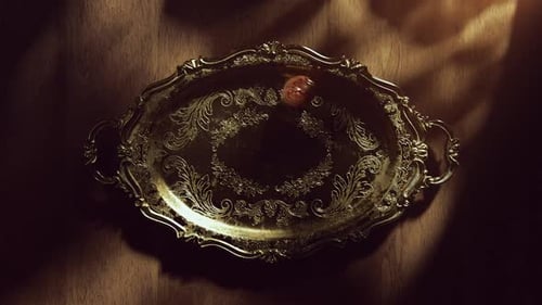 Elegant Gold Ornate Tray Rolling Object Reveal