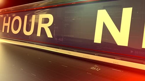 Modern Digital News Broadcast Title Opener Animation