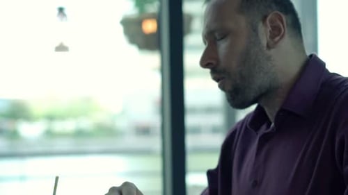 Cafe Meal Stomach Ache