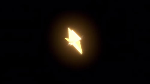 Abstraktes Blast & Muzzle Flash-Effektvideo mit Alphakanal