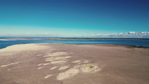 Sandy Beach Aerial View