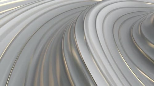 Clean White Wave Loop