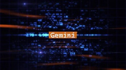 Abstract Futuristic Data Grid Technology Background Loop