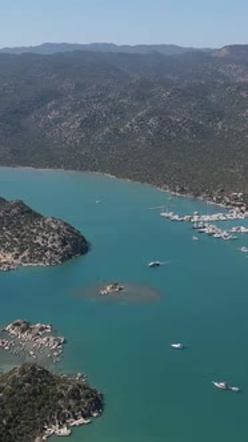 Resort Island Aerial View