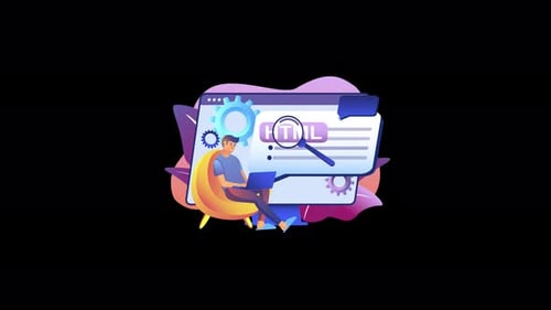 Abbildung einer Person, die HTML auf einem Laptop codiert