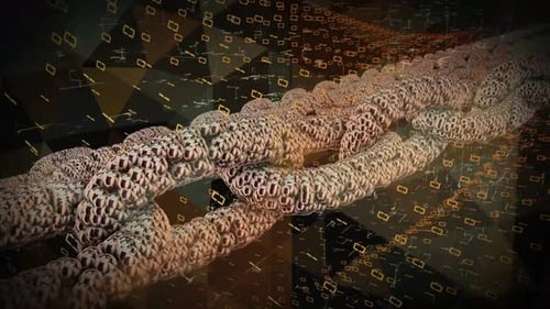 Block chain. blockchain Technology concept