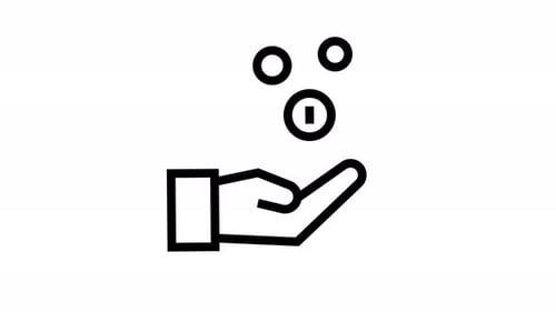 income line icon animation